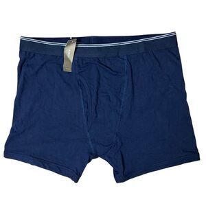 J Crew Boxer Briefs Mens XL Navy Blue Cotton Stretch Underwear Shorts New H8622